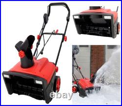 Corded Snow Blower 20-Inch Clearing Width 15-AMP Electric Snow Shovel Thrower Corded Snow Blower 20-Inch Clearing Width 15-AMP Electric Snow Shovel Thrower