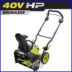 Cordless Electric Snow Blower 18 In Path 40V Brushless Single-Stage Tool-Only