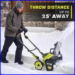 Cordless Electric Snow Blower 18 In Path 40V Brushless Single-Stage Tool-Only