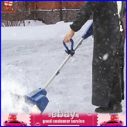 Cordless Rechargeable Snow Sweep Thrower Sidewalk Snow Throwing Sweeper 2500 RPM