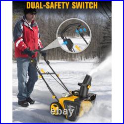 Cordless Snow Blower Compatible with Dewalt 20V Max Battery, 2 X 20V Snow Throwe Cordless Snow Blower Compatible with Dewalt 20V Max Battery, 2 X 20V Snow Throwe