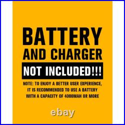 Cordless Snow Blower Compatible with Dewalt 20V Max Battery, 2 X 20V Snow Throwe Cordless Snow Blower Compatible with Dewalt 20V Max Battery, 2 X 20V Snow Throwe