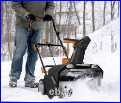 Cordless Snow Blower Power 40V 20 Share With Brushless Motor Batteries & Charge Cordless Snow Blower Power 40V 20 Share With Brushless Motor Batteries & Charge