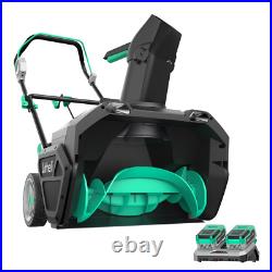 Cordless Snow Blower w Brushless Motor Electric Snow Remove Machine