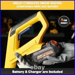 Cordless Snow Shovel 12 Brushless Motor Adjustable Handle Sidewalk Driveway New