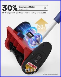 Cordless Snow Shovel, 12-Inch Brushless Snow Blower Compatible With Milwaukee 18