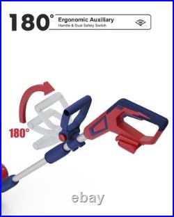 Cordless Snow Shovel, 12-Inch Brushless Snow Blower Compatible With Milwaukee 18