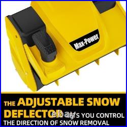 Cordless Snow Shovel, 12-Inch Width 6-Inch Depth, Compatible with Dewalt 20V MAX