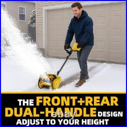 Cordless Snow Shovel, 12-Inch Width 6-Inch Depth, Compatible with Dewalt 20V MAX