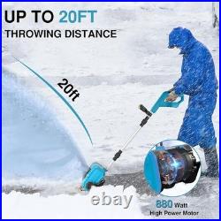 Cordless Snow Shovel, 13 Brushless Electric Snow Shovel with Battery and Charge