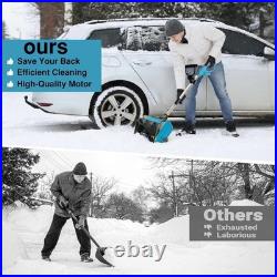 Cordless Snow Shovel, 13 Brushless Electric Snow Shovel with Battery and Charge