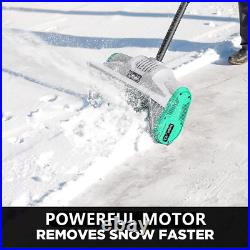 Cordless Snow Shovel, 20V 12-Inch Battery-Powered Snow Shovel with Auxiliary Han