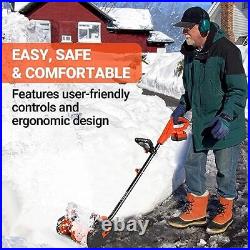 Cordless Snow Shovel, Battery Powered Snow Thrower, Battery & Charger Included