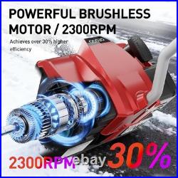 Cordless Snow Shovel Compatible With Milwaukee 18V Battery(Tool Only), 12 Brush