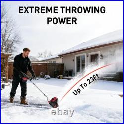 Cordless Snow Shovel Compatible With Milwaukee 18V Battery(Tool Only), 12 Brush