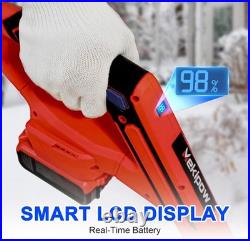 Cordless Snow Shovel Compatible for Milwaukee 18V Battery with Brushless Motor