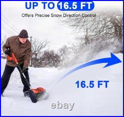 Cordless Snow Shovel Compatible for Milwaukee 18V Battery with Brushless Motor