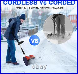 Cordless Snow Shovel Compatible for Milwaukee 18V Battery with Brushless Motor