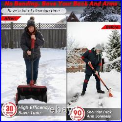 Cordless Snow Shovel Compatible with Milwaukee M18 18V Battery, 11 Brushless Mo