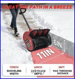 Cordless Snow Shovel Compatible with Milwaukee M18 18V Battery, 11 TOOL ONLY