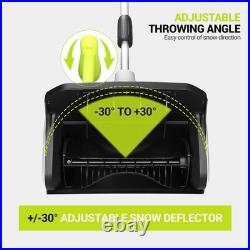 Cordless Snow Shovel DEKOPRO 40V17-Inch Cordless Snow Blower with 2x 20V Battery