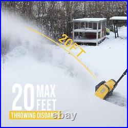 Cordless Snow Shovel, Electric Snow Blower Dewalt Battery & Quick Charger Includ Cordless Snow Shovel, Electric Snow Blower Dewalt Battery & Quick Charger Includ