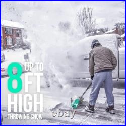 Cordless Snow Shovel, Electric Snow Blower Dewalt Battery & Quick Charger Includ