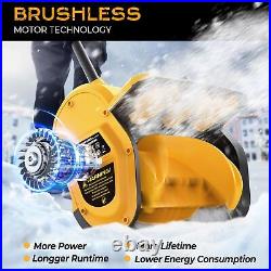 Cordless Snow Shovel, Electric Snow Blower for Dewalt 18V/20V BatteryNo Battery