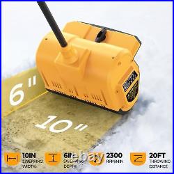 Cordless Snow Shovel, Electric Snow Blower for Dewalt 18V/20V BatteryNo Battery