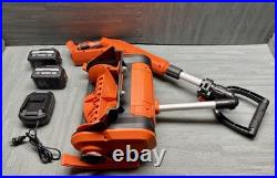 Cordless Snow Shovel New with (2) Batteries & Charger