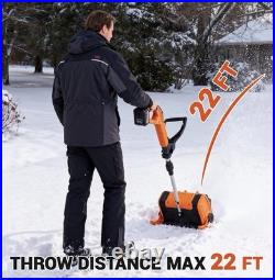 Cordless Snow Shovel New with (2) Batteries & Charger