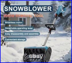 Cordless Snow Shovel Set Electric Snow Blower With 2 21V Li-Ion Battery Packs