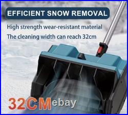 Cordless Snow Shovel Set Electric Snow Blower With 2 21V Li-Ion Battery Packs