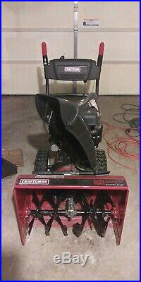 Craftsman 2 stage snowblower 24 inch electric start self propelled gas engine