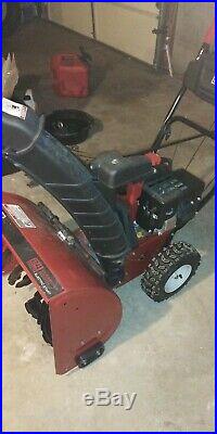 Craftsman 2 stage snowblower 24 inch electric start self propelled gas engine