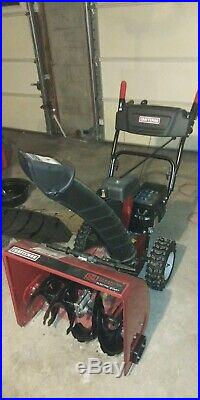 Craftsman 2 stage snowblower 24 inch electric start self propelled gas engine