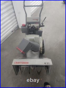 Craftsman 24 Inch 2 Stage Snowblower. Electric Start, Self Propelled Craftsman 24 Inch 2 Stage Snowblower. Electric Start, Self Propelled