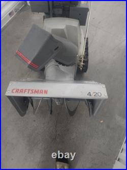 Craftsman 24 Inch 2 Stage Snowblower. Electric Start, Self Propelled Craftsman 24 Inch 2 Stage Snowblower. Electric Start, Self Propelled