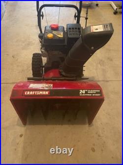 Craftsman 24 Two-Stage Snow Blower with Electric Start 247.889550