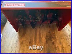 Craftsman 26 Snow Blower withelectric start Excellent Condition