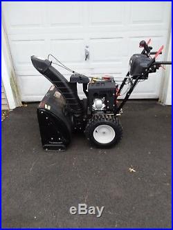 Craftsman 28 inch clearing width, two stage gas snow blower