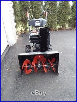 Craftsman 28 inch clearing width, two stage gas snow blower