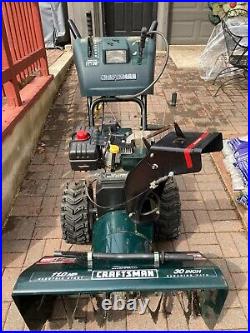 Craftsman 536.881113 Snow Thrower 11 HP Electric Start 30 in. Dual Stage