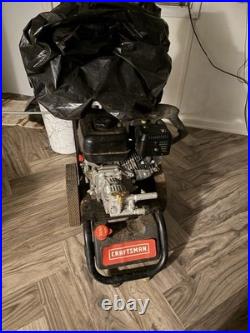 Craftsman Single Stage Gas Powered Snow Blower, Black & Red Color