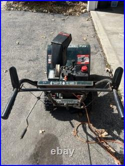 Craftsman Two Stage Gas Snow Blower 24 in Steel Chute Electric Start