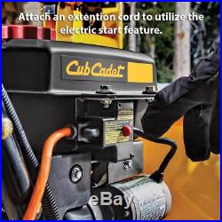 Cub Cadet Electric Start Gas Snow Blower Power Steering Steel Chute 243cc