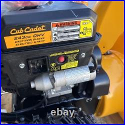 Cub Cadet Snow blower 26inch 2stage. Electric start 243cc. Open box