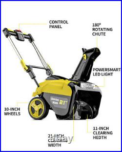 DB2801 21 inch 80 V Single Stage Snow Blower with 6.0 Ah Battery and Charger
