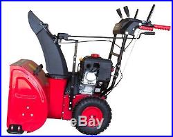 DB7624E 24 inch Two Stage Electric Start Gas Snow Blower