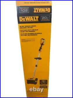 DEWALT 10 in 20V MAX Cordless Snow Shovel Snow Thrower Adj Direction Tool Only